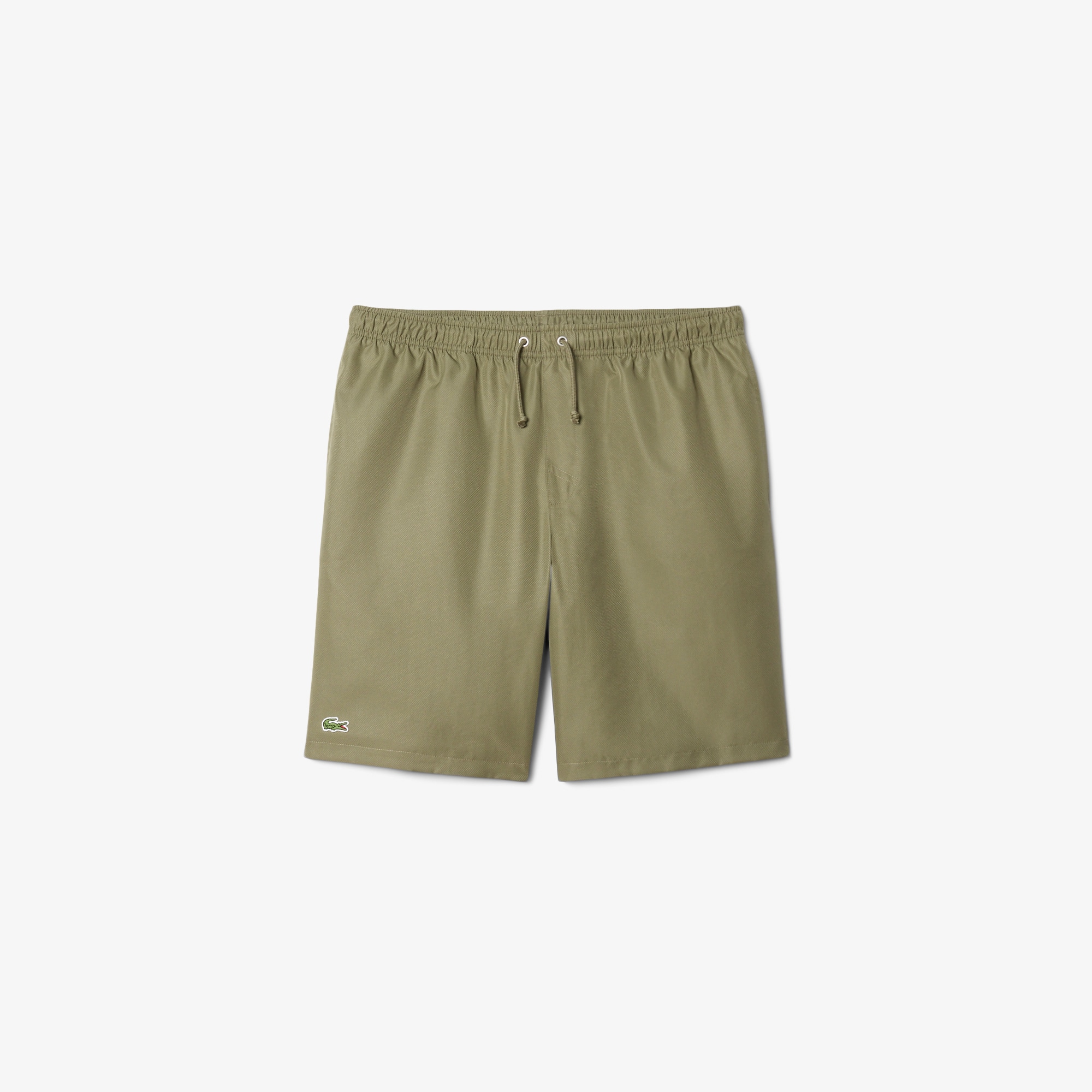 Men's Lacoste SPORT tennis shorts in solid diamond weave taffeta image number 3