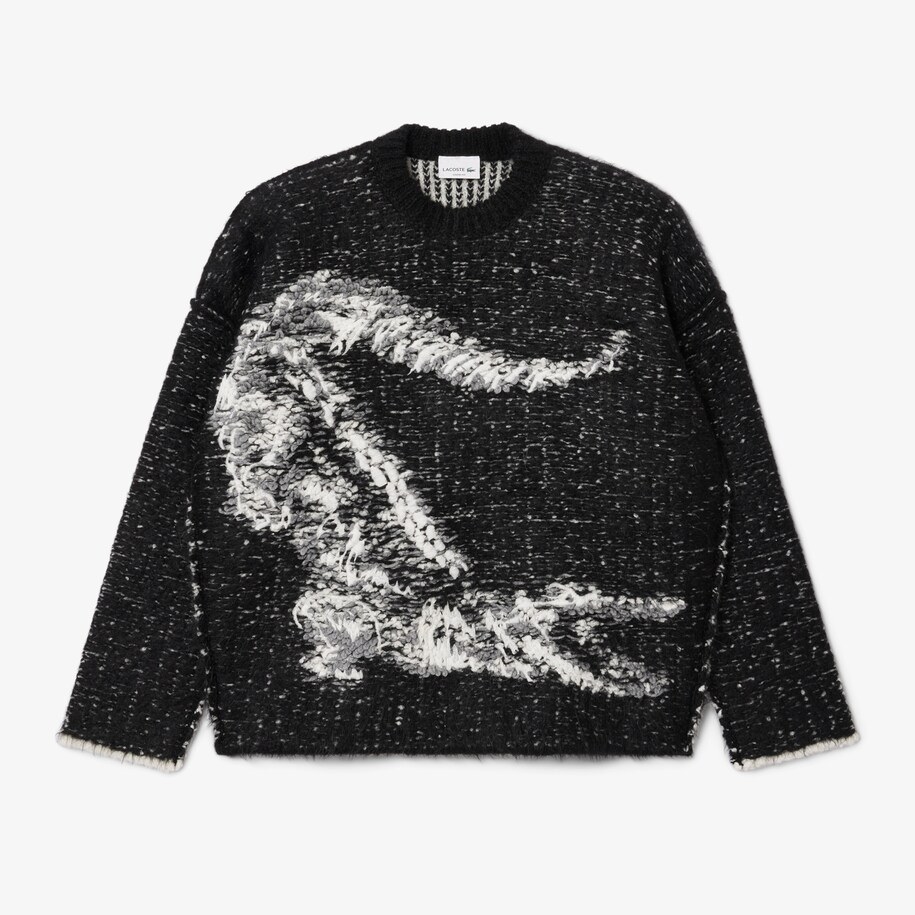 FW24 Runway Oversize Embroidered Sweater image number 3
