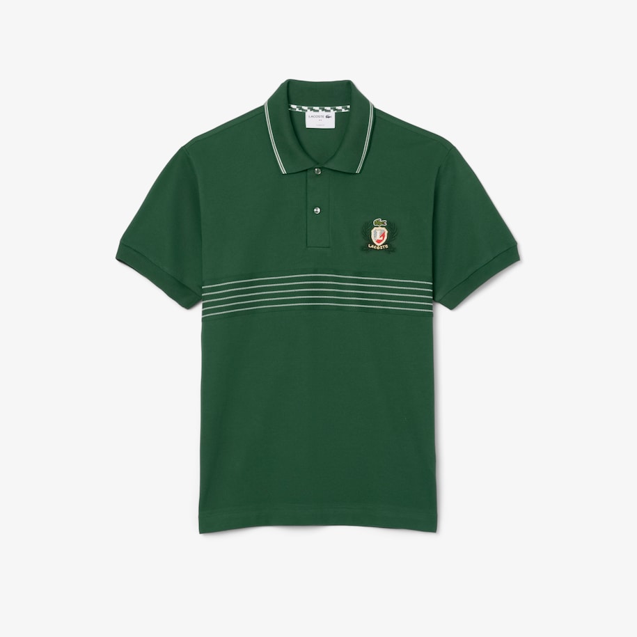 Classic Fit L.12.12 Embroidered Shield Polo Shirt image number 3