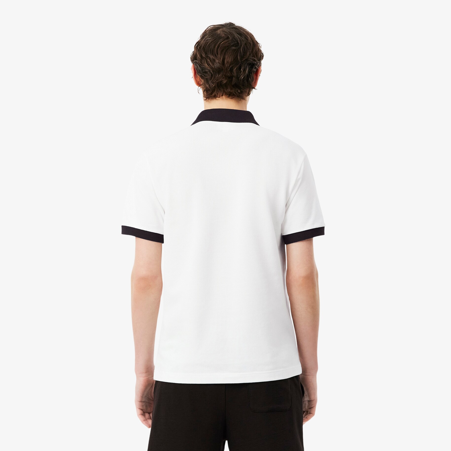Classic Fit Contrast Rib Polo Shirt image number 2