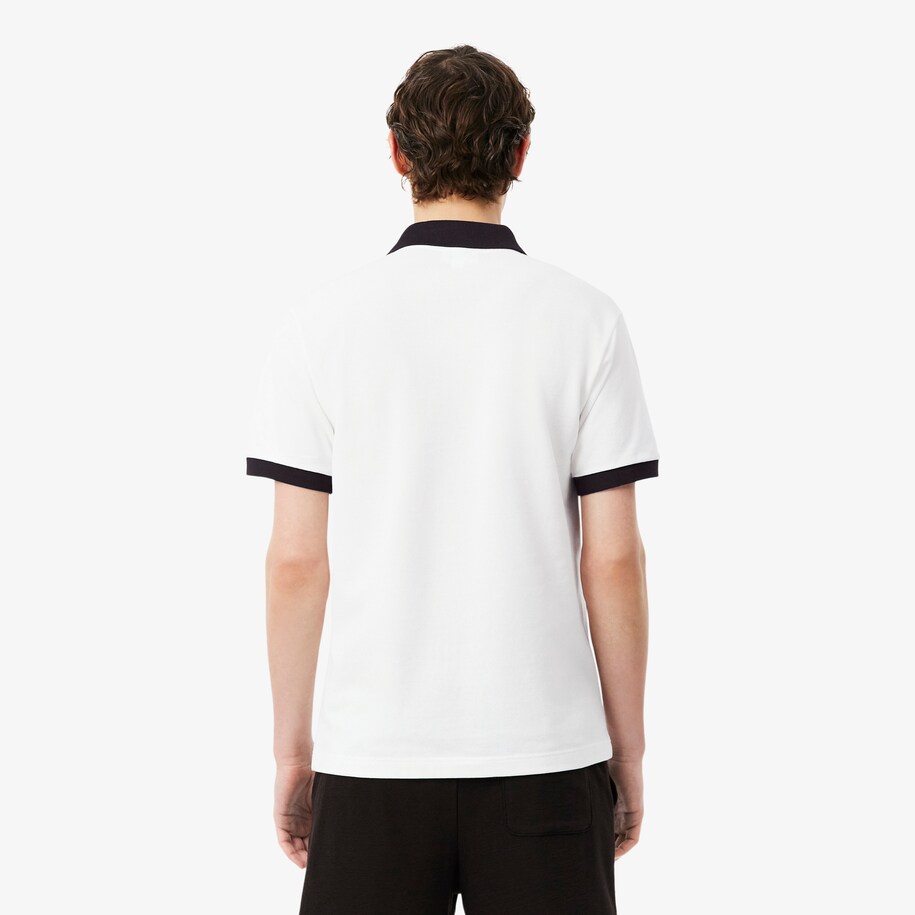 Classic Fit Contrast Rib Polo Shirt image number 2