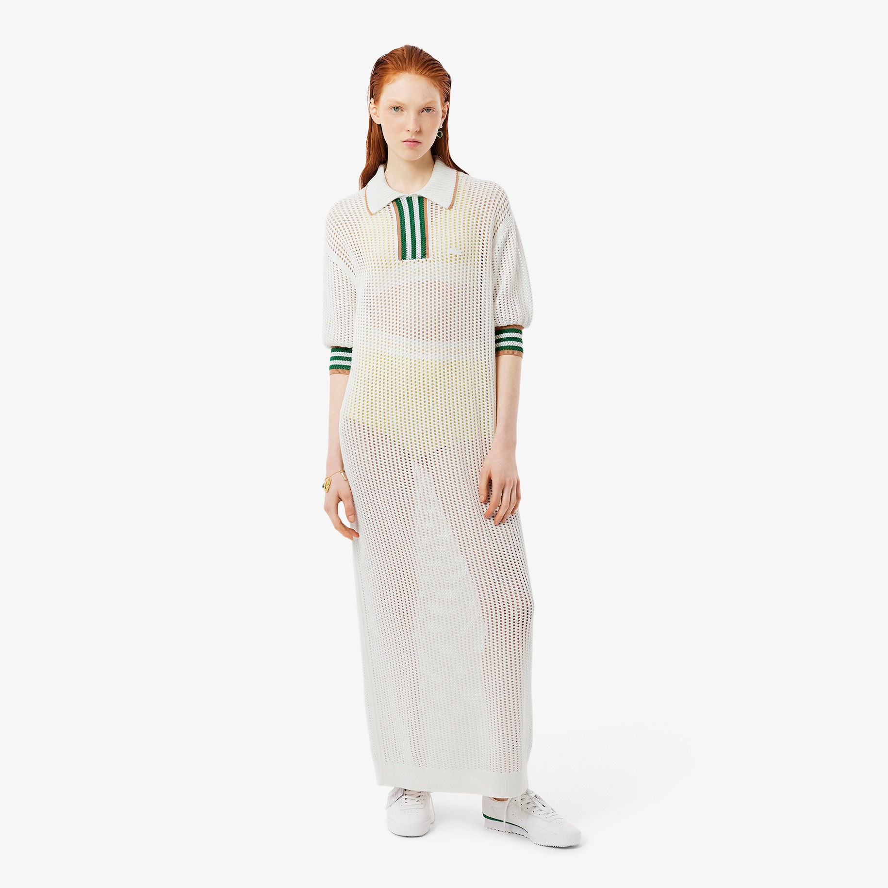 Runway Polo Collar Knit Dress image number 0