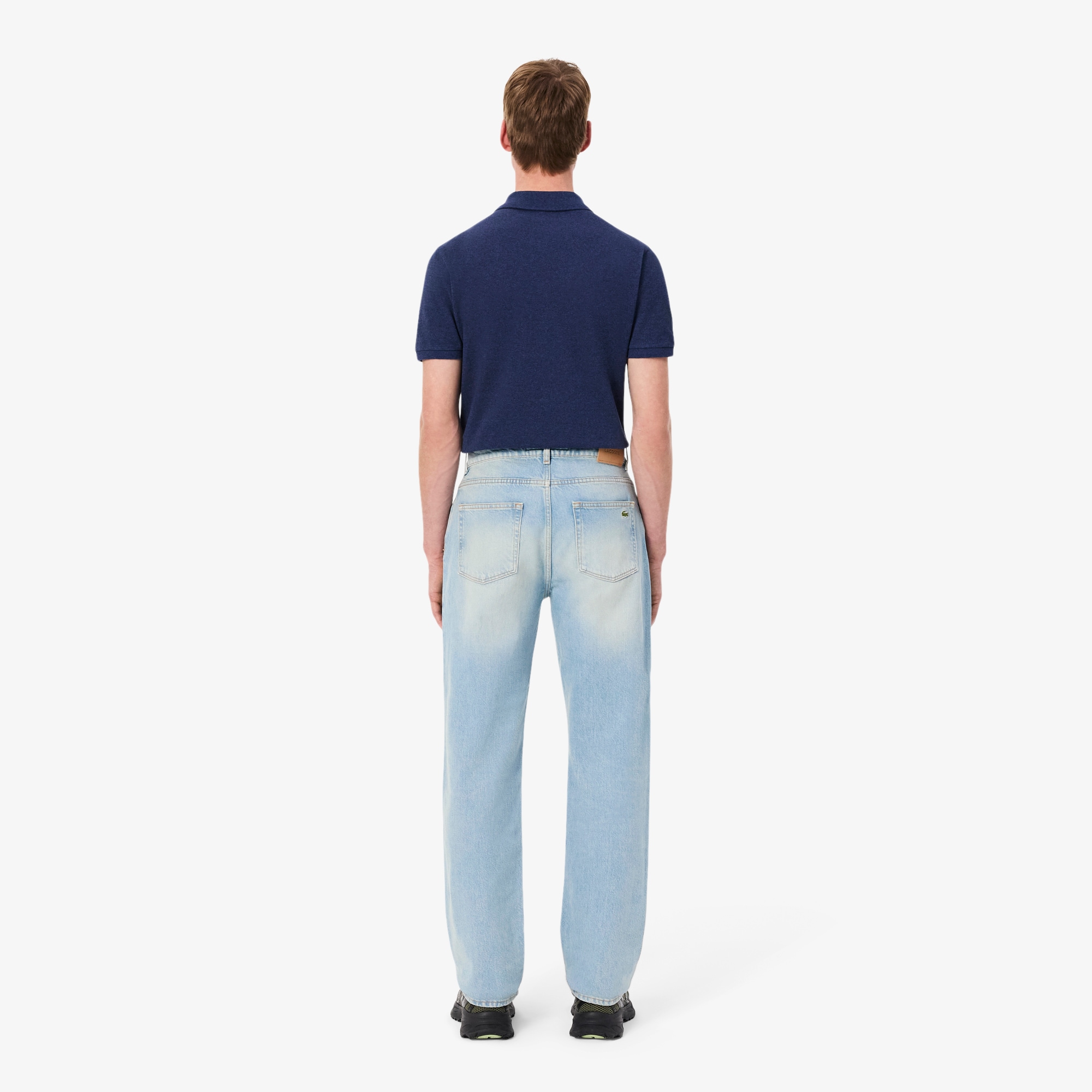 5 Pocket Straight Cut Indigo Jeans image number 2