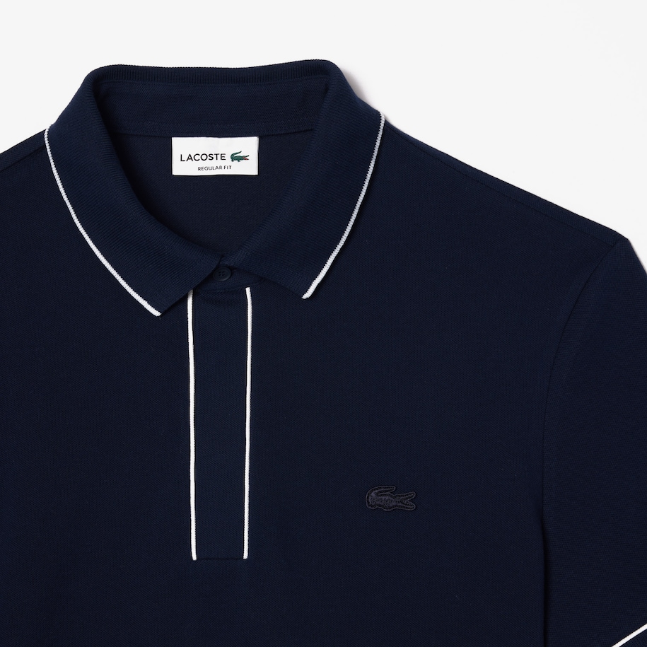 Regular Fit Paris Stretch Piqu&eacute; Polo Shirt image number 4