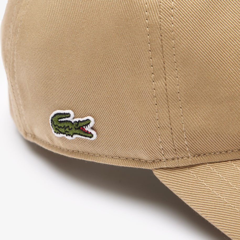 Unisex Lacoste Organic Cotton Twill Cap image number 3