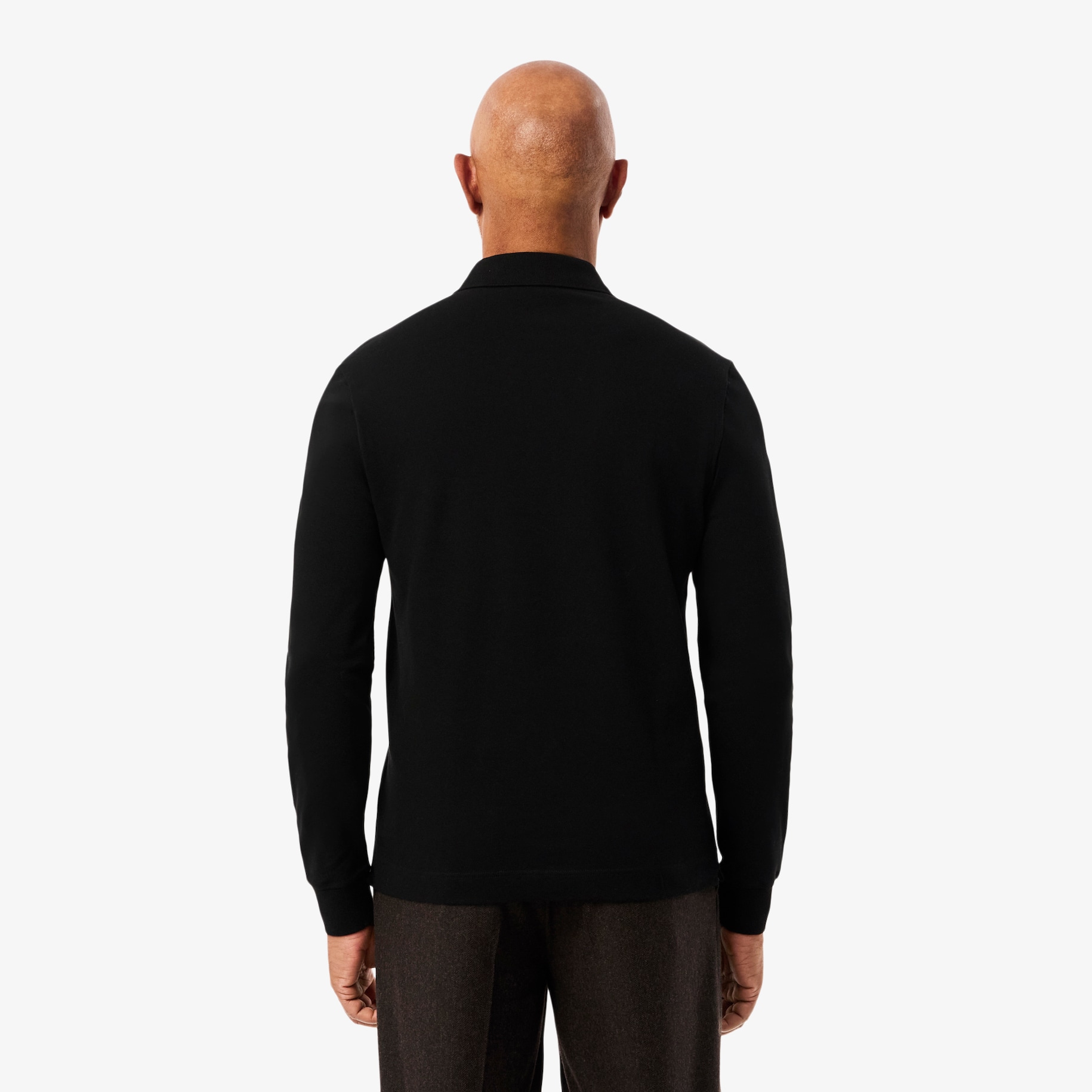 Smart Paris long sleeve stretch cotton Polo Shirt image number 2