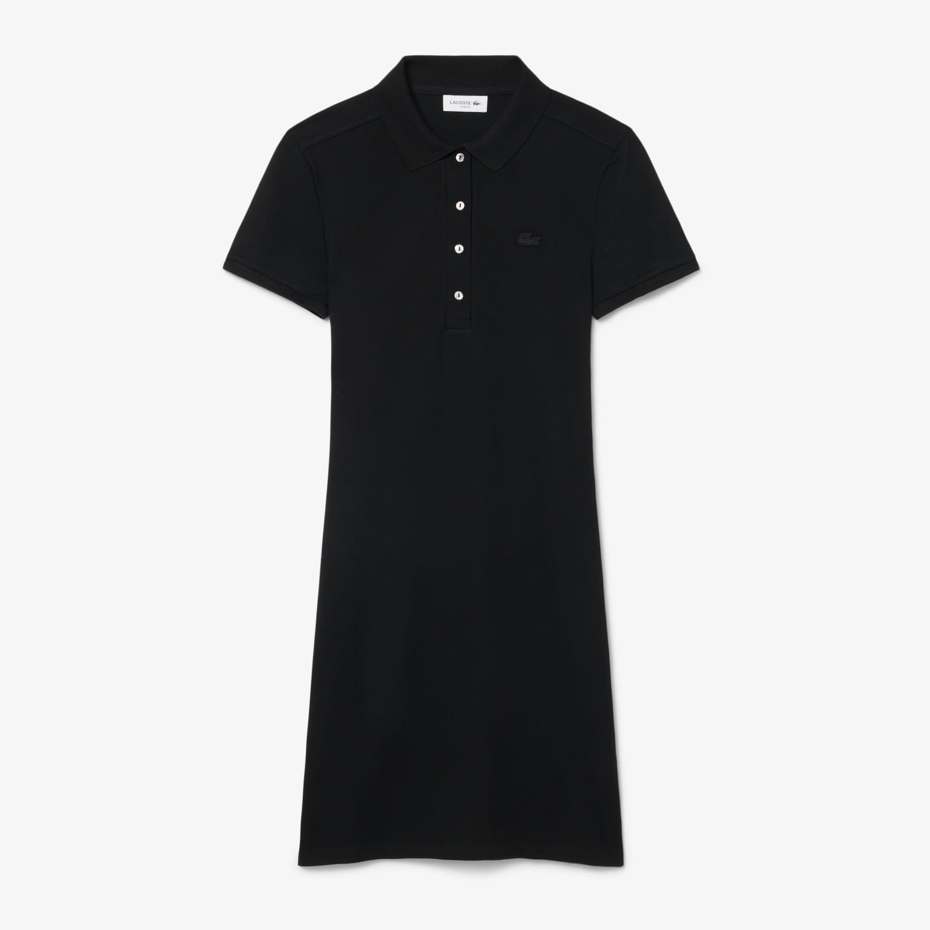 Women's Stretch Cotton Piqu&eacute; Polo Dress image number 4