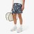 Short Printed Swim Trunks image number 1