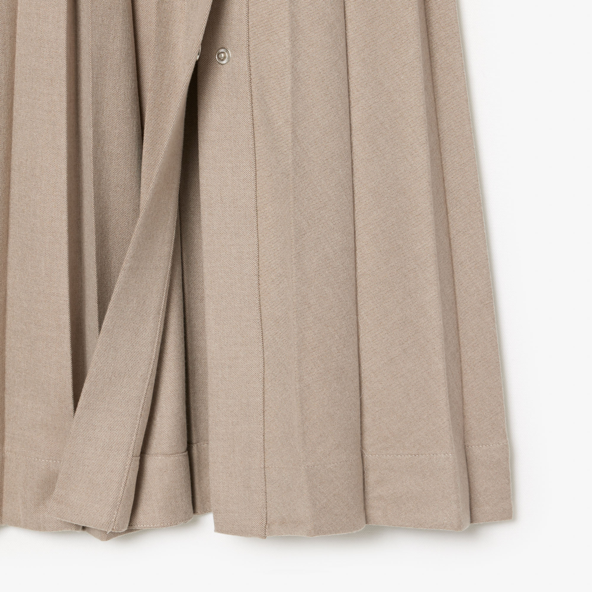 Long Pleated Flannel Skirt image number 5