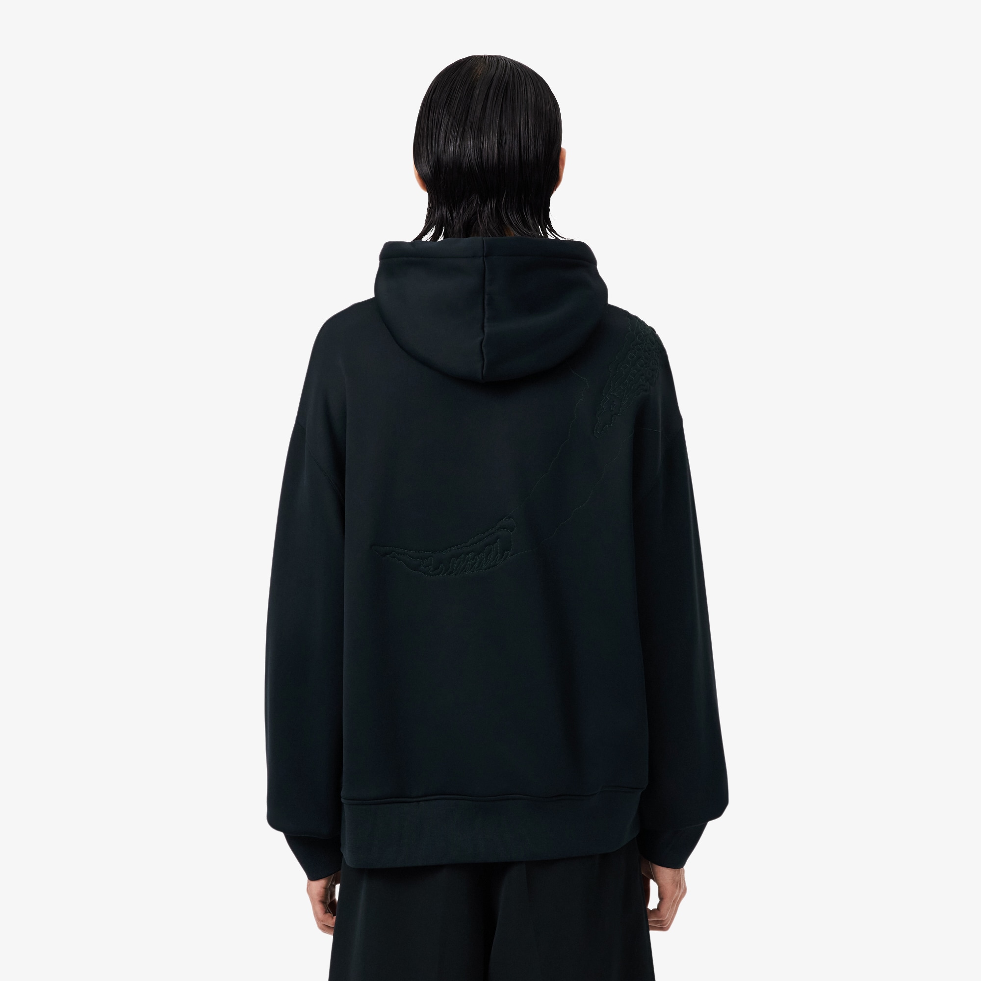Runway Embroidered Crocodile Hoodie image number 2