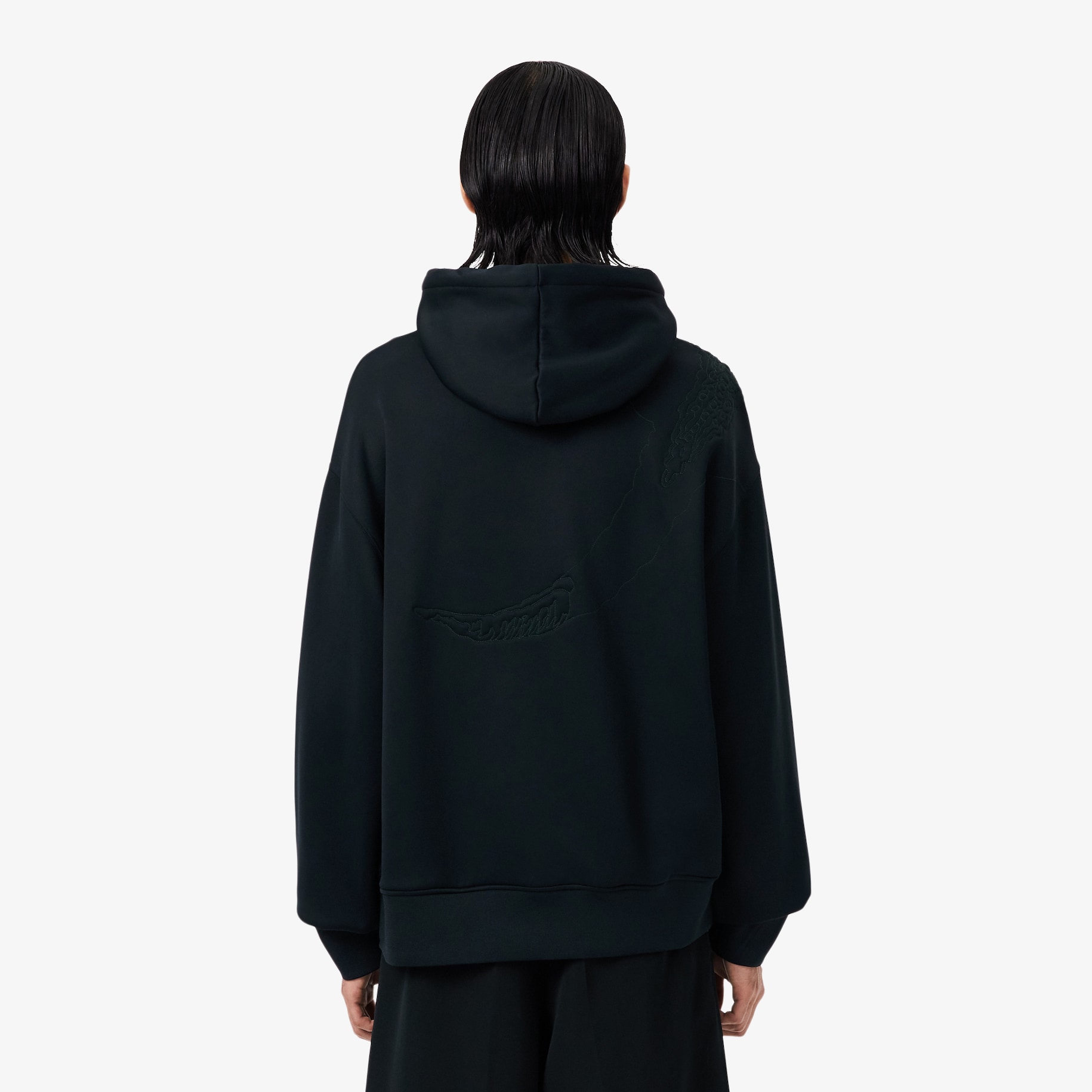 Runway Embroidered Crocodile Hoodie image number 2