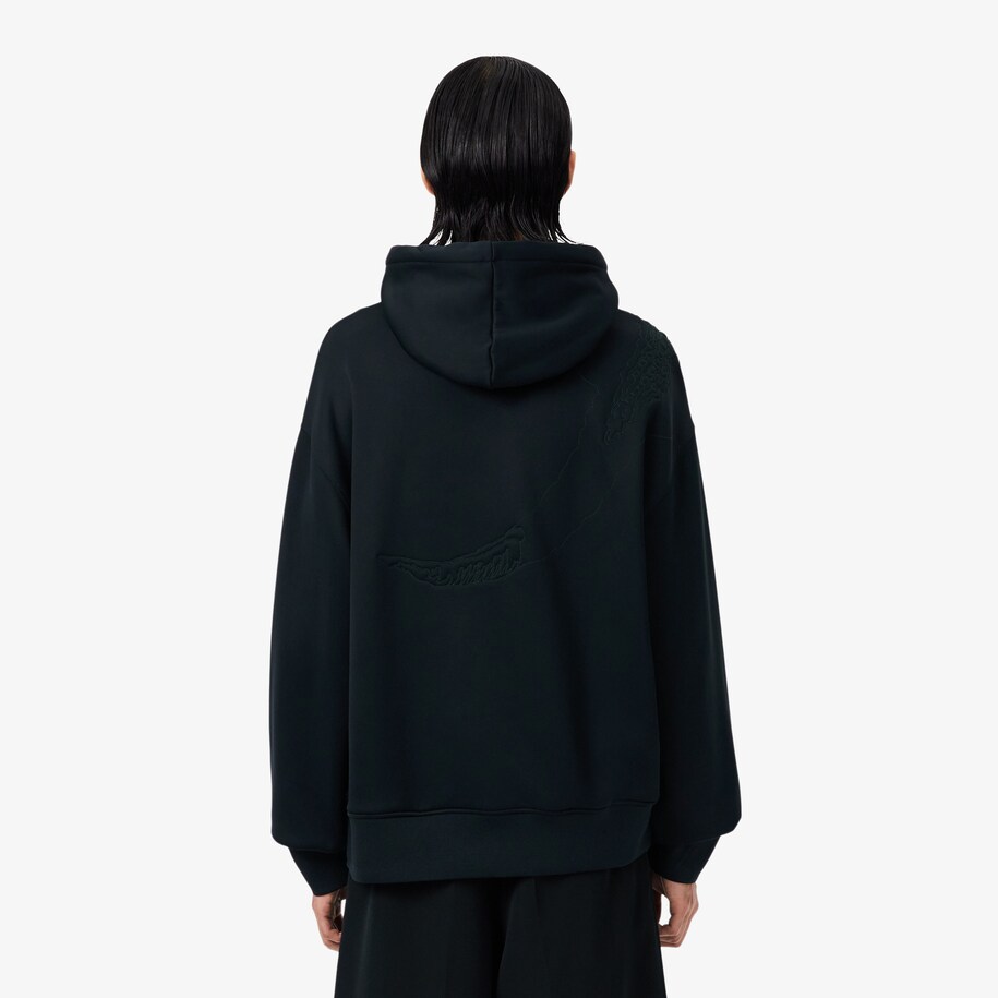 Runway Embroidered Crocodile Hoodie image number 2