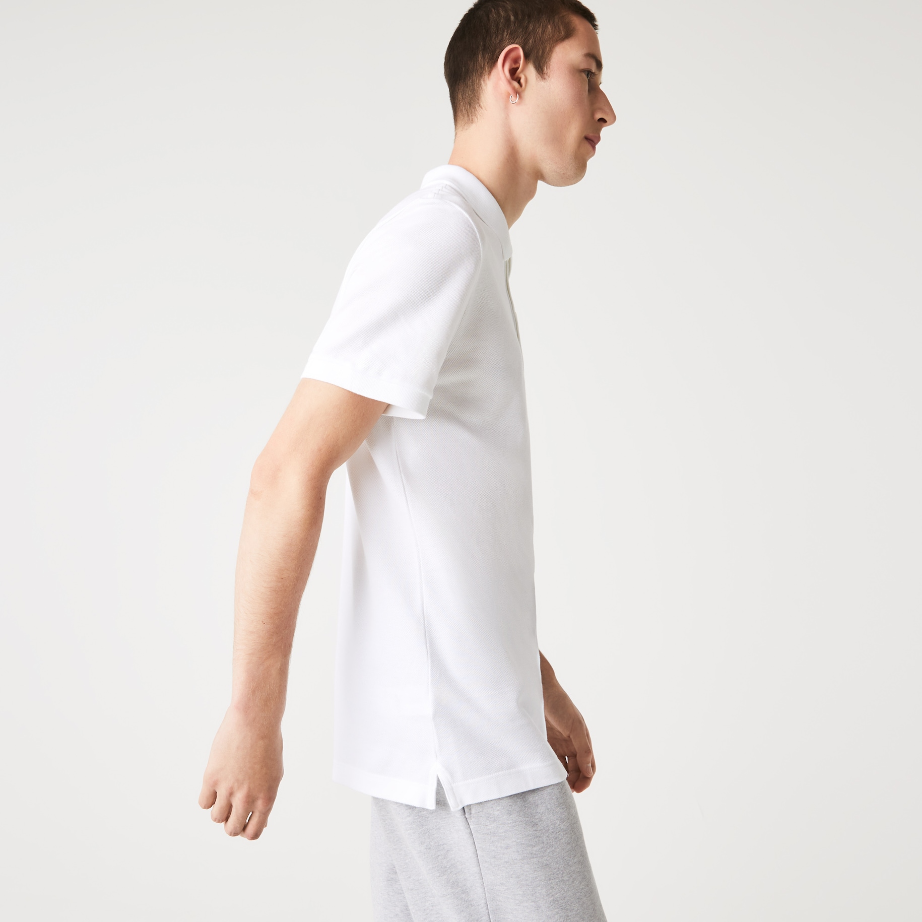 Slim Fit L.12.12 Piqué Polo Shirt image number 3