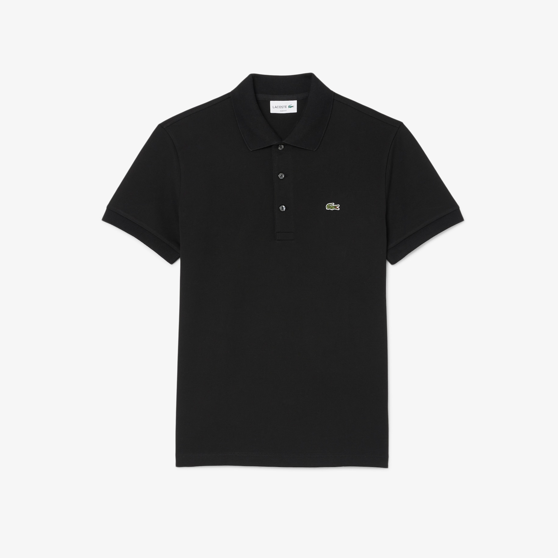 Slim Fit Stretch Piqué Polo Shirt image number 0