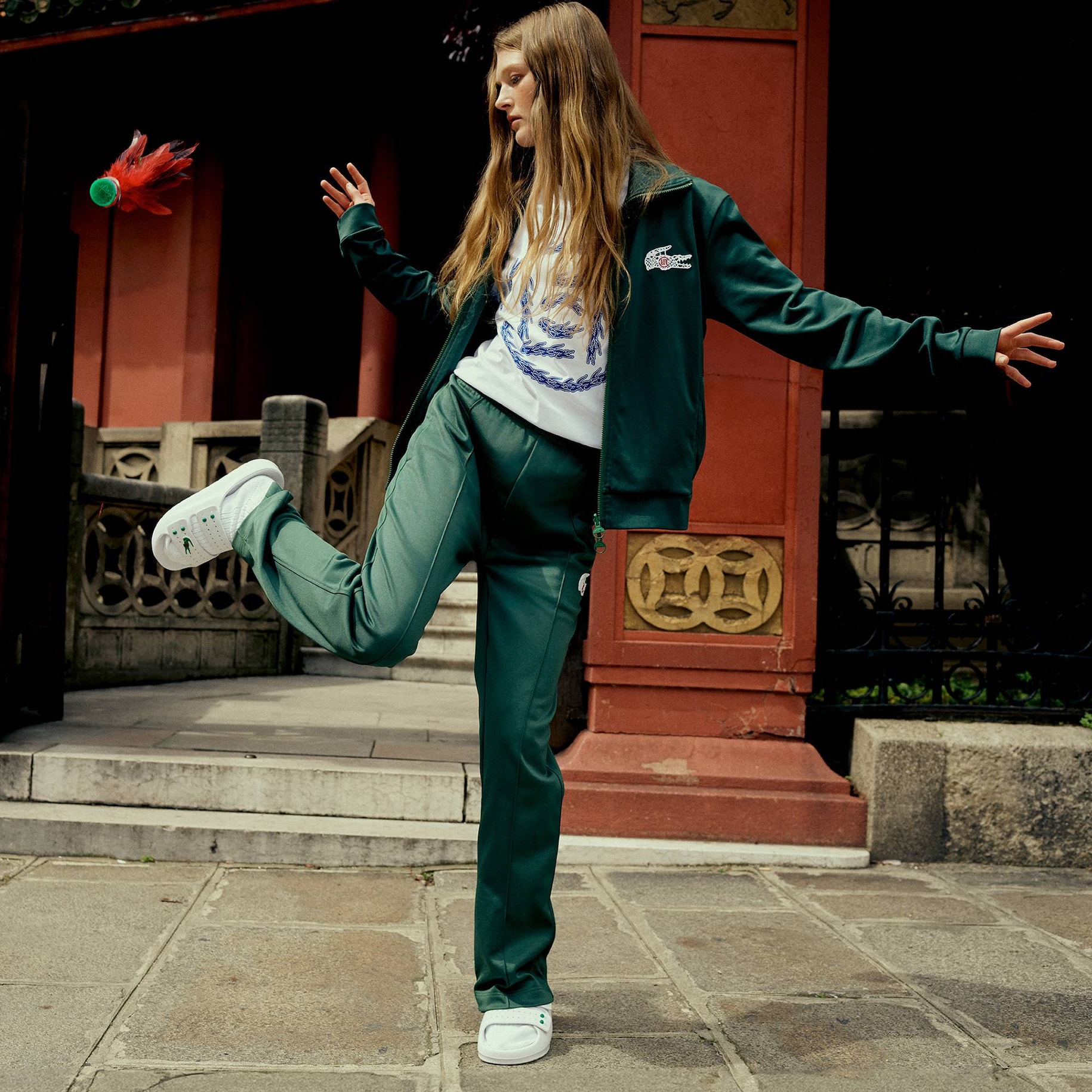 Lacoste x CLOT Tracksuit Trousers image number 7
