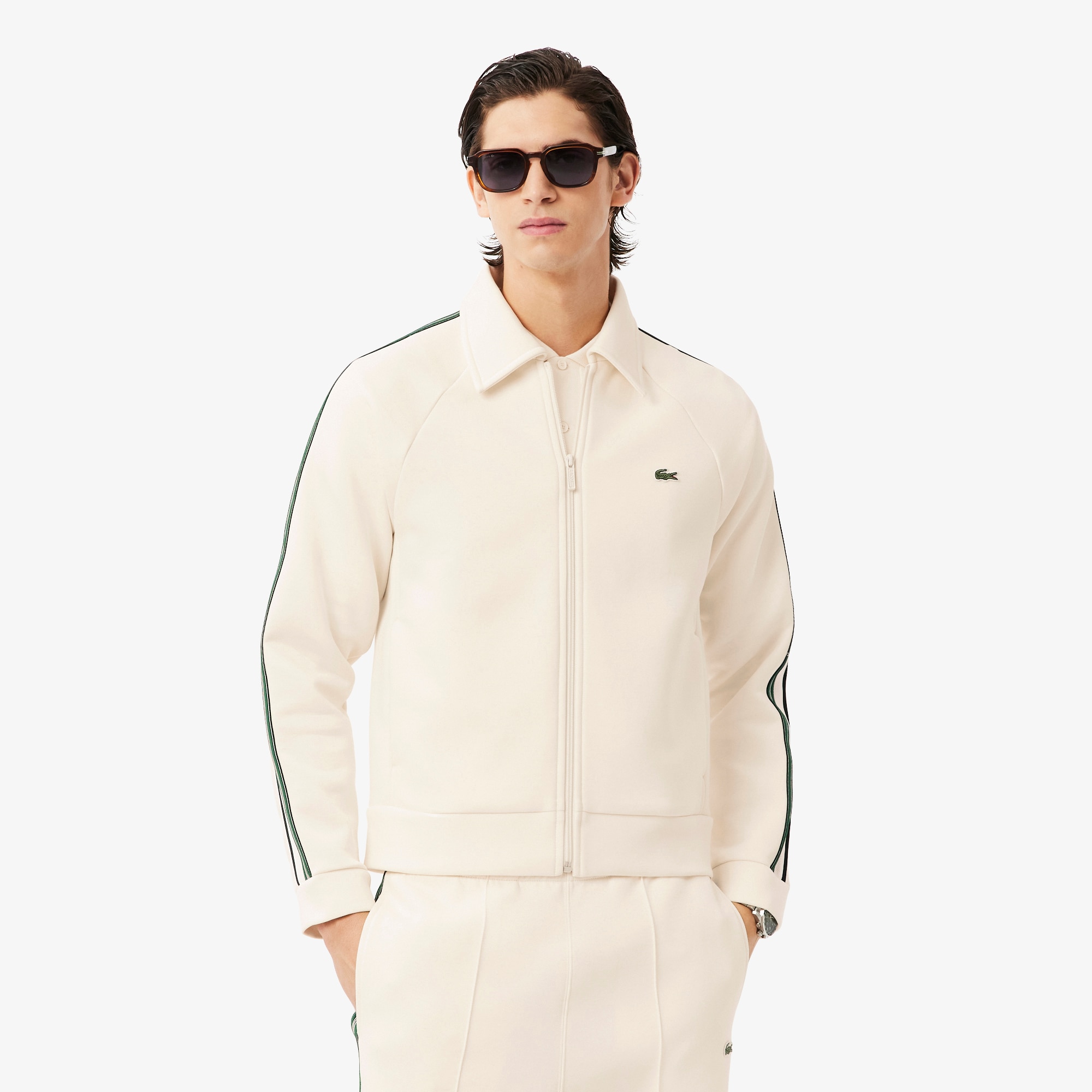 Buy Original French Made Zipped Sweatshirt | Lacoste ID