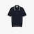 Striped Cable Knit Polo Collar Sweater image number 0