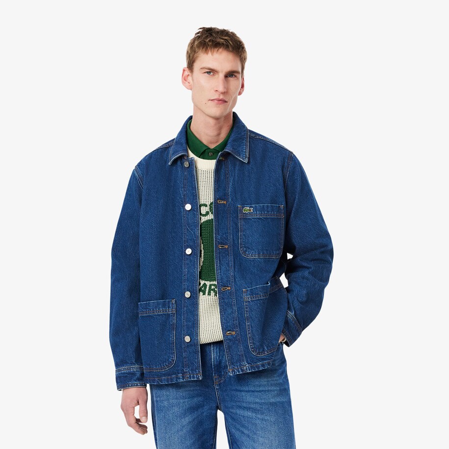 Oversized Cotton Denim Overshirt image number 0