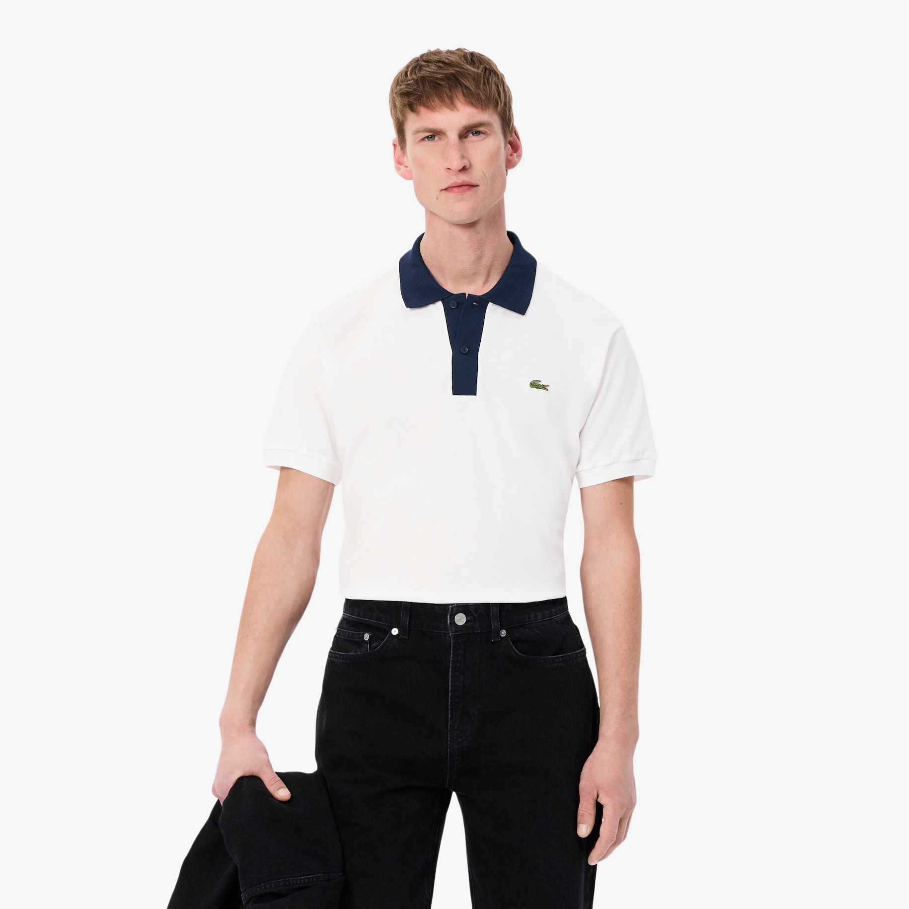 Classic Fit Contrast Collar L.12.12 Polo Shirt image number 0