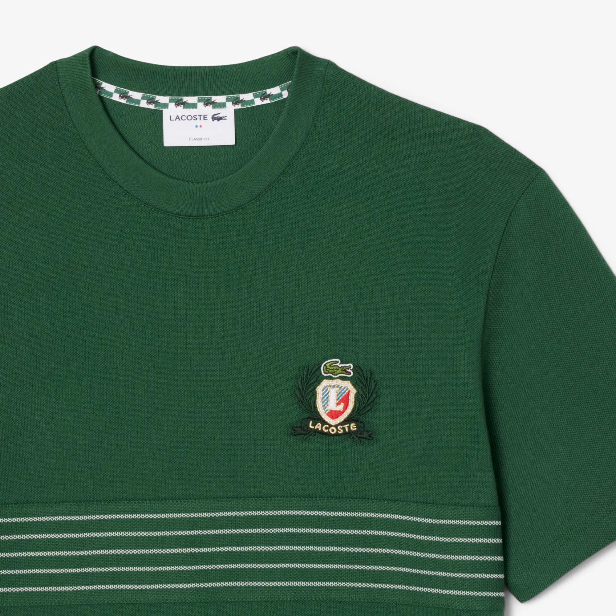 Embroidered Badge Piqué T-shirt image number 4