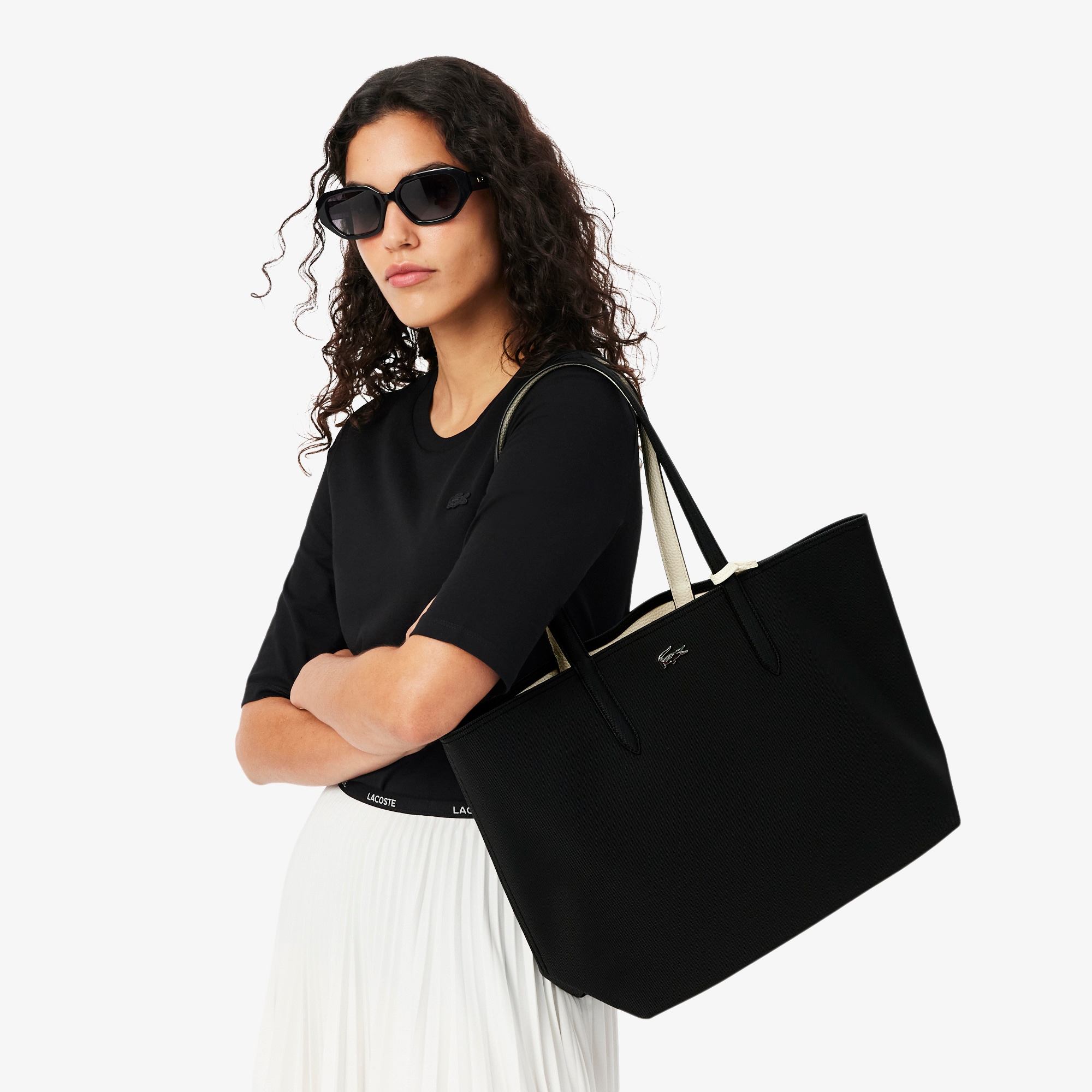 Women's Anna Reversible Bicolour Tote Bag image number 7