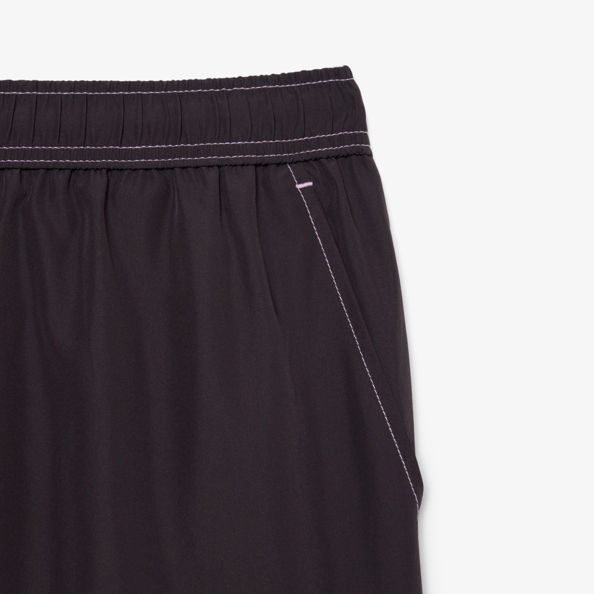 Mid Length Tennis Print Swim Trunks image number 4