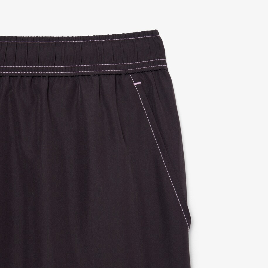 Mid Length Tennis Print Swim Trunks image number 4