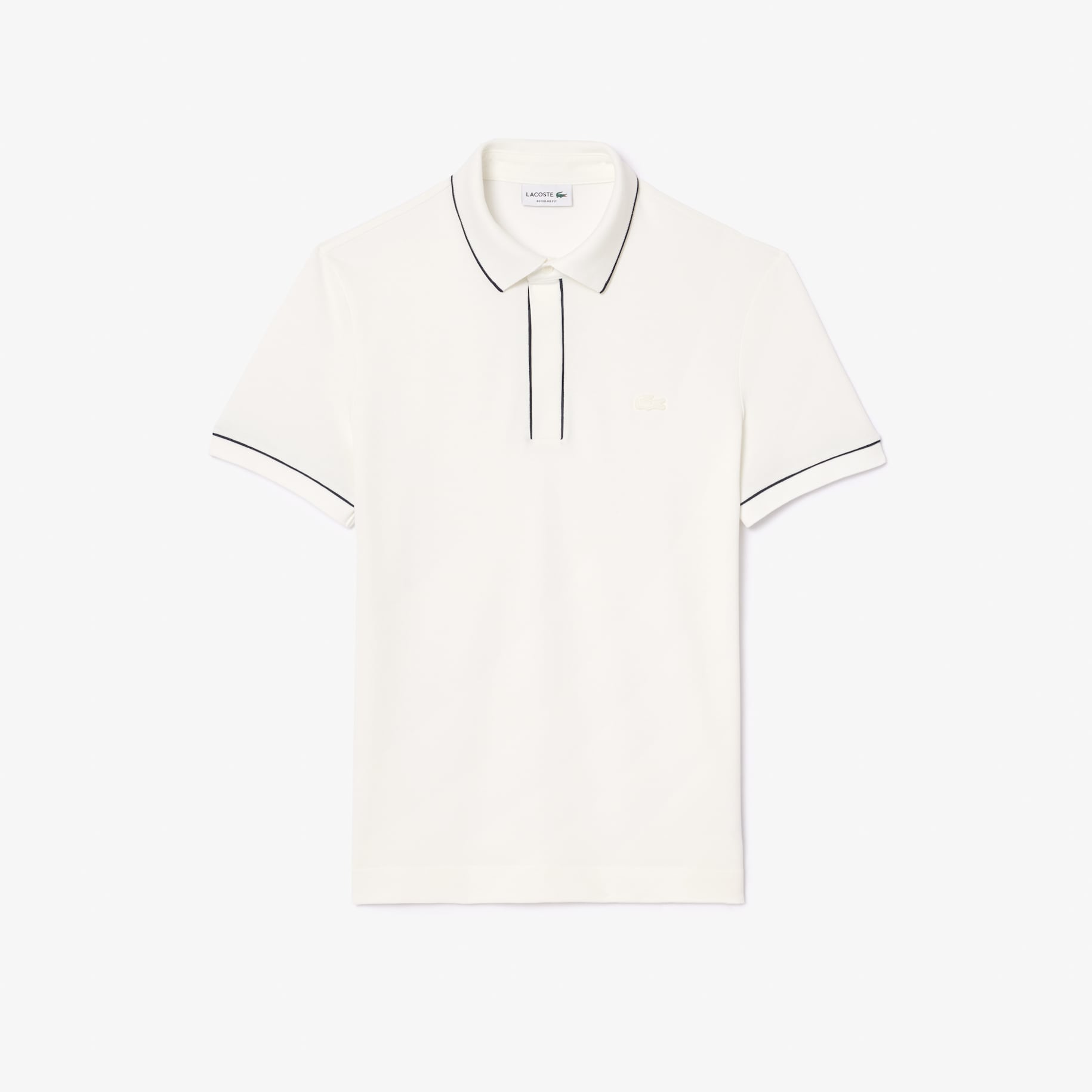 Regular Fit Paris Stretch Piqué Polo Shirt image number 3