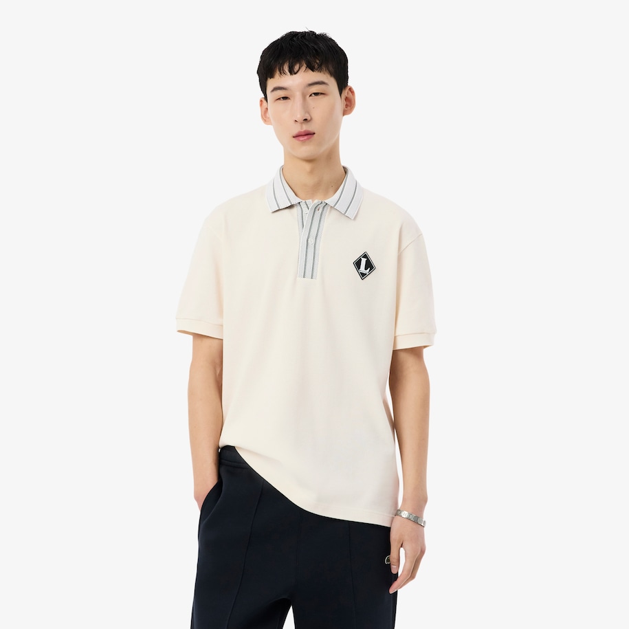 French Made Classic Fit Badge Polo Shirt image number 0