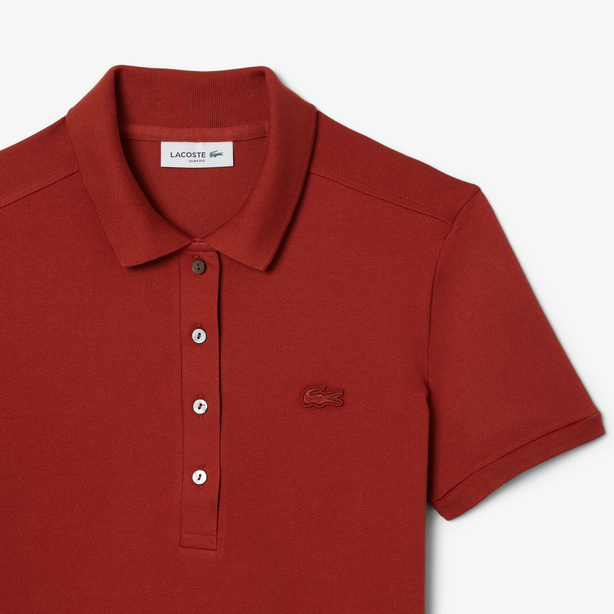 L.12.D Slim Fit Stretch Mini Piqué Polo Shirt image number 4