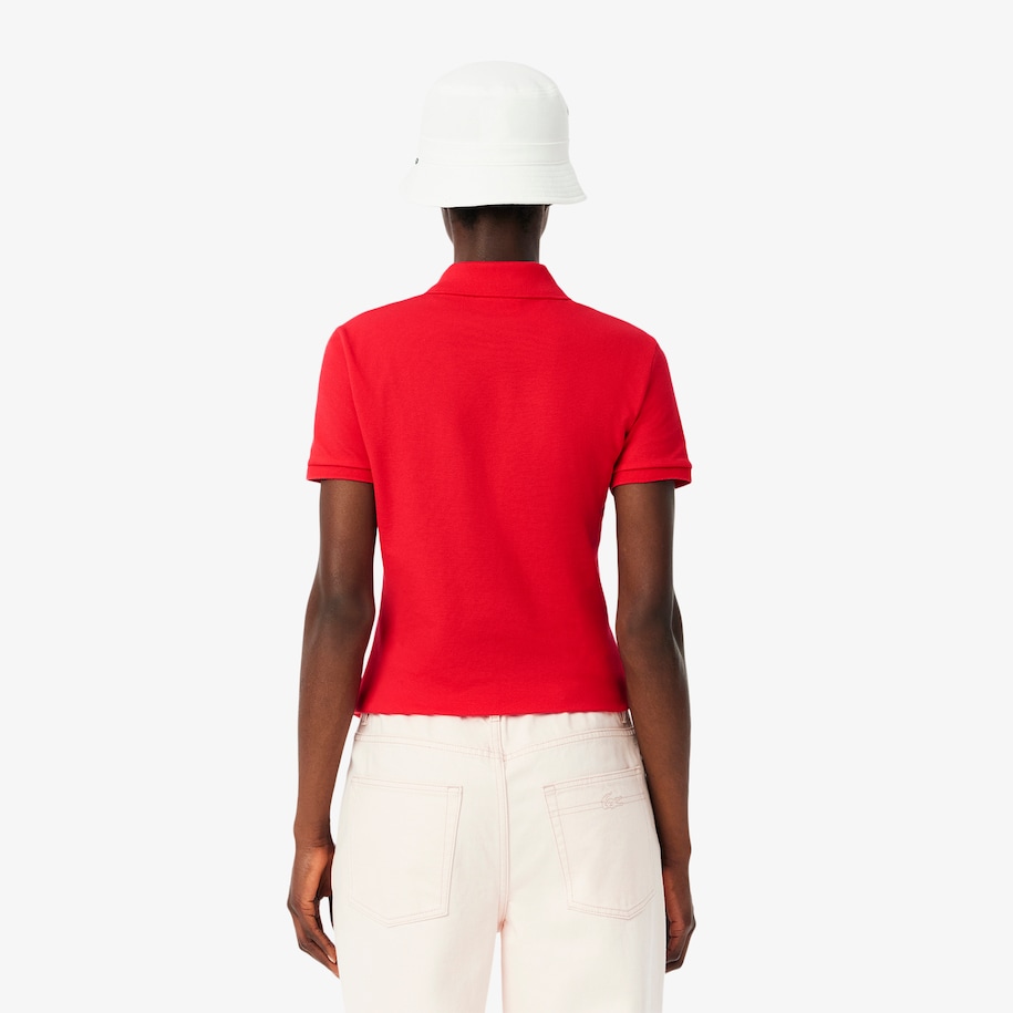 L.12.D Slim Fit Stretch Mini Piqué Polo Shirt image number 2