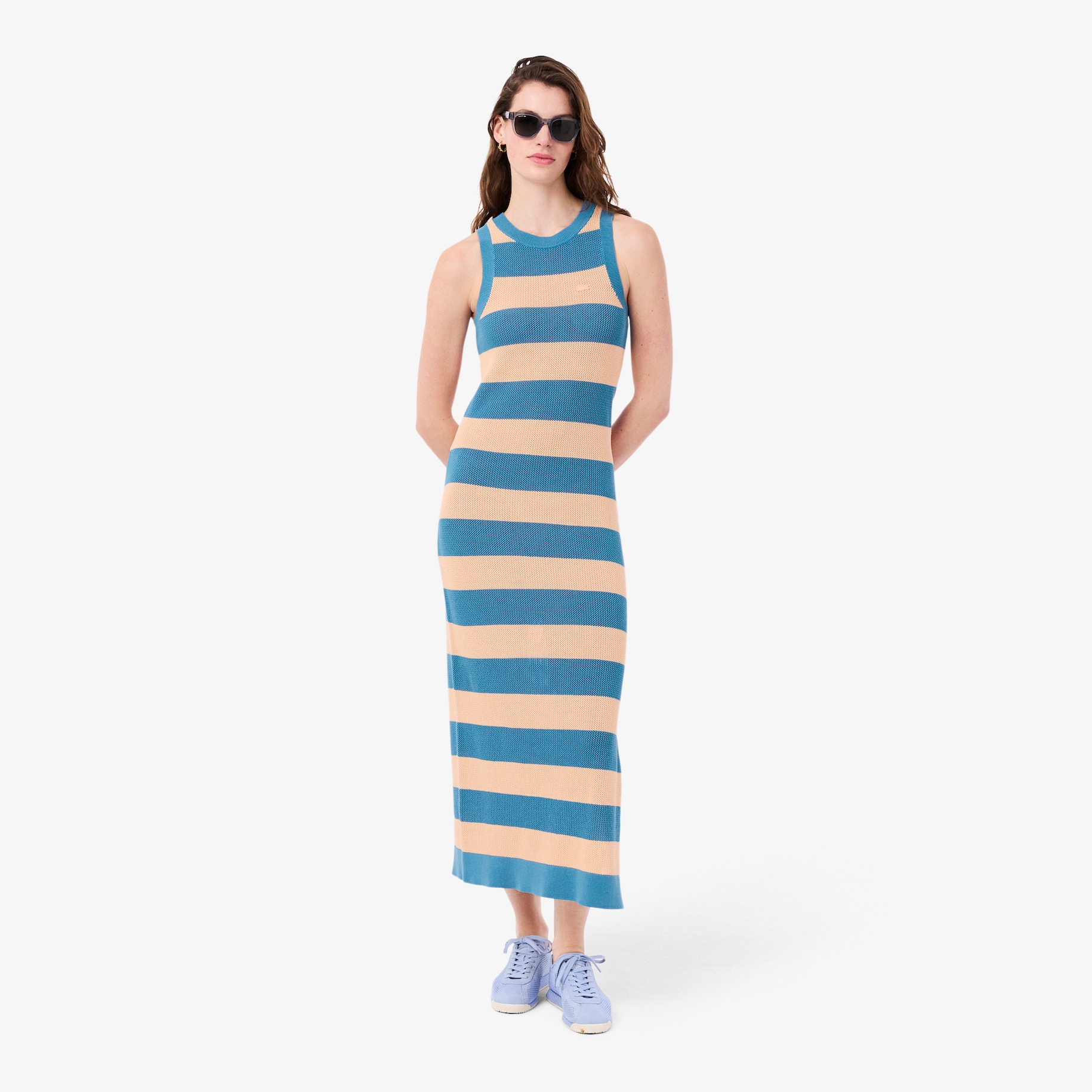 Striped Cotton Dress image number 0