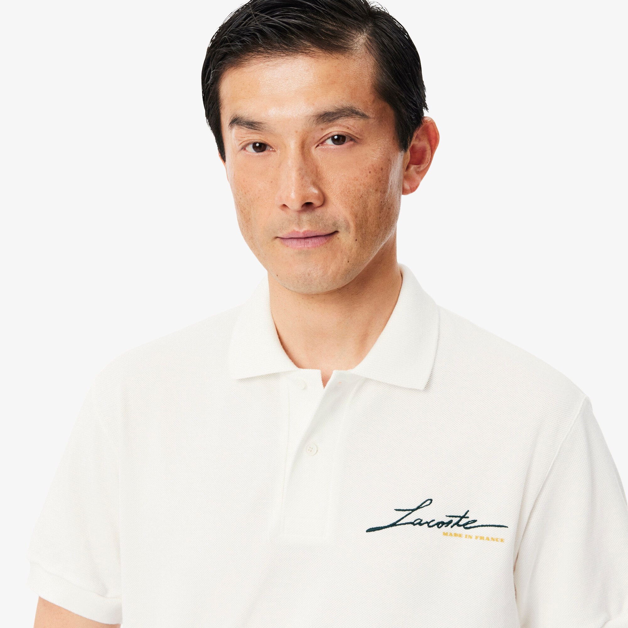 Classic Fit French Made Piqu&eacute; Polo Shirt image number 1