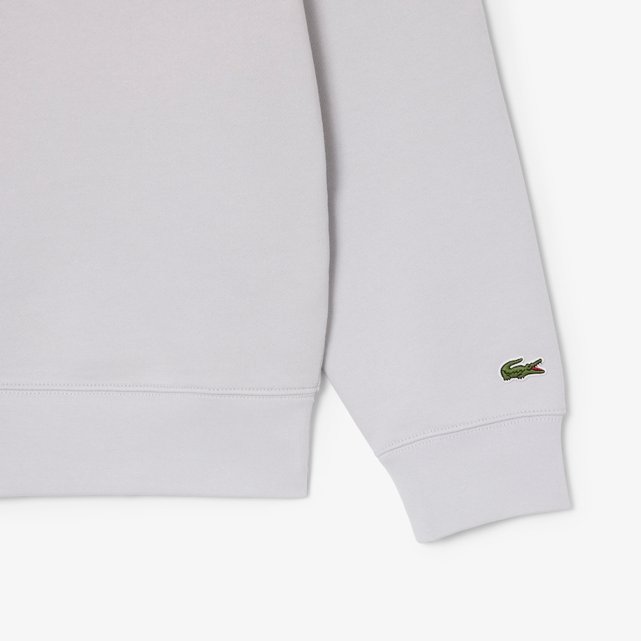 High Neck Embossed Zipped Sweatshirt image number 5