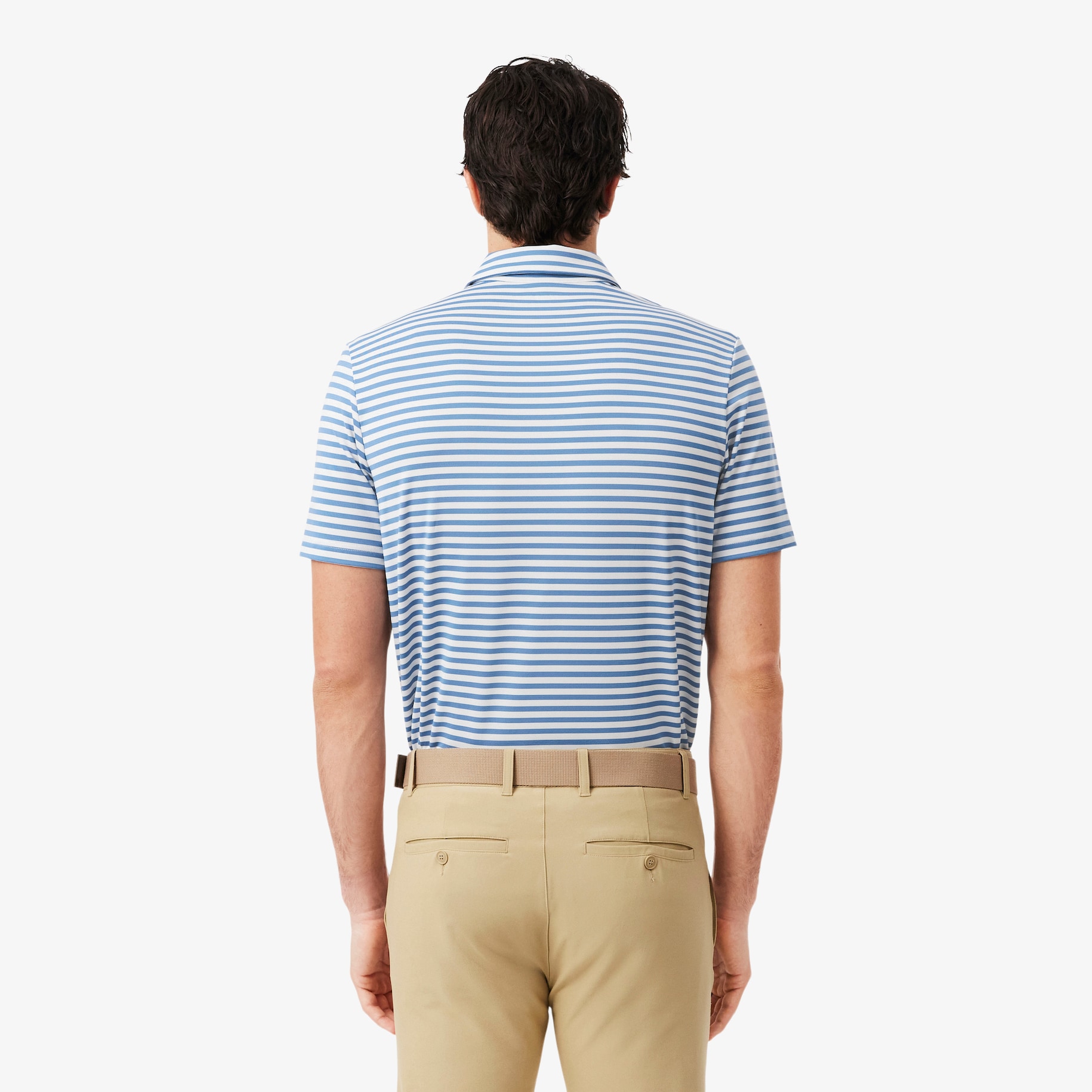 Regular Fit Ultra Dry Striped Golf Polo Shirt image number 2