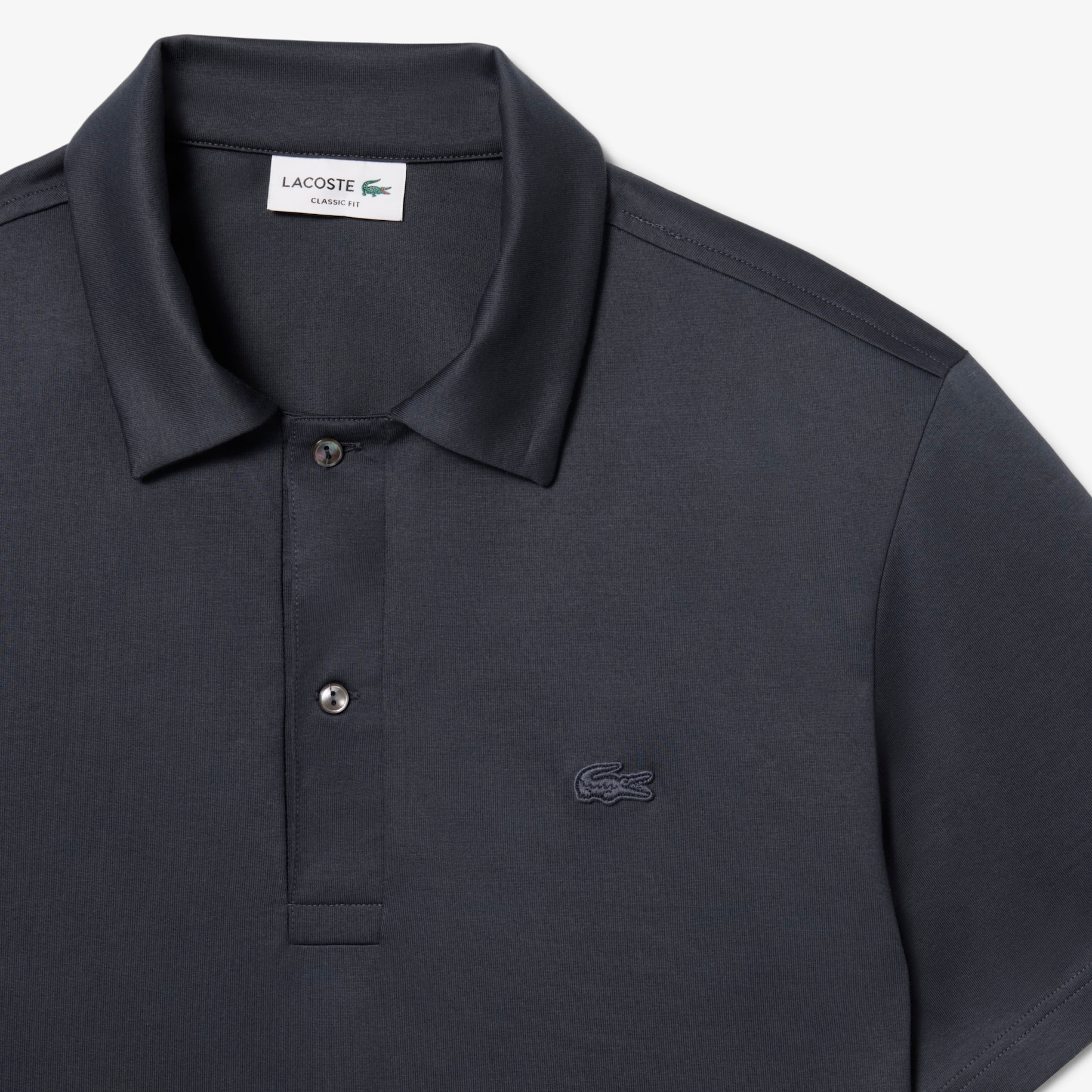 Paris Classic Fit Open Neck Embroidered Polo Shirt image number 4