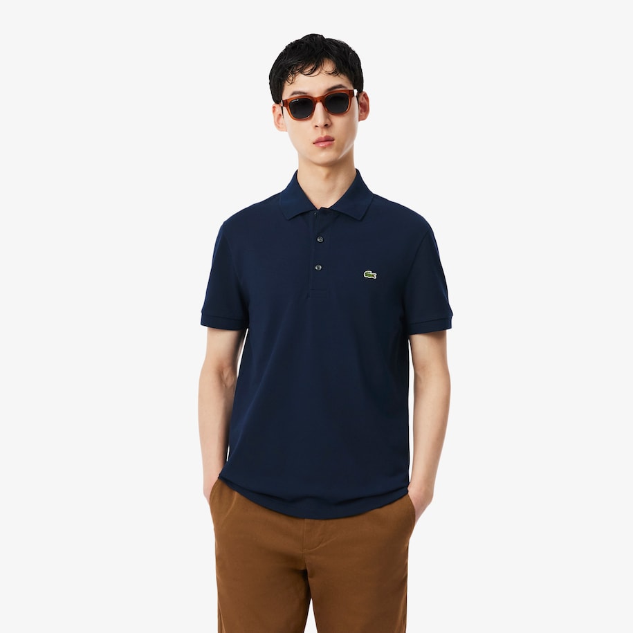 Slim Fit Stretch Piqu&eacute; Polo Shirt image number 0