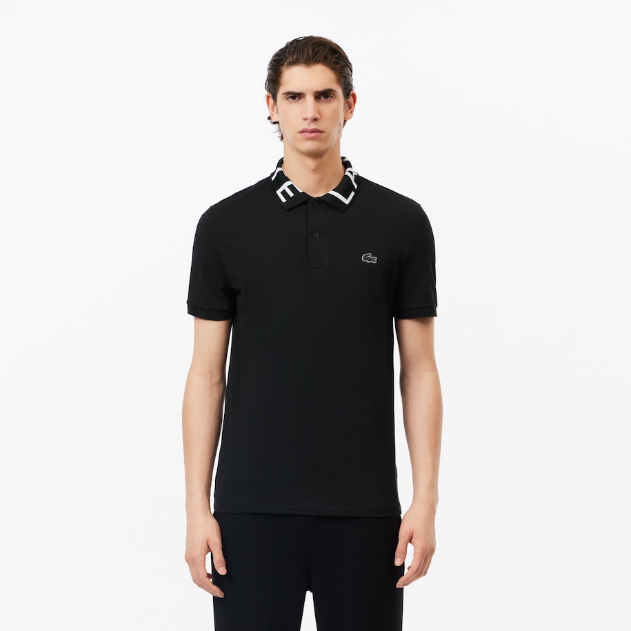 Lacoste Movement Jacquard Collar Polo image number 0