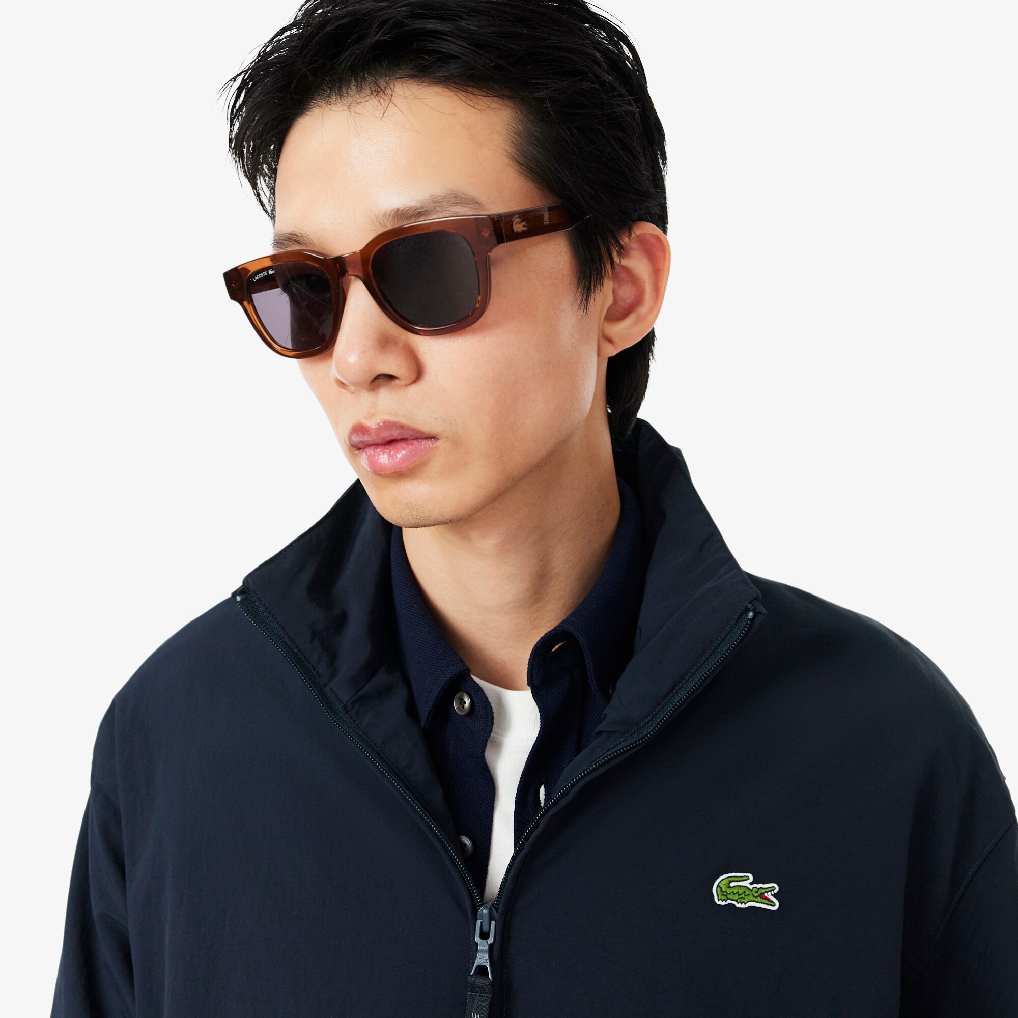Technical Nylon Water-Repellent Windbreaker image number 1