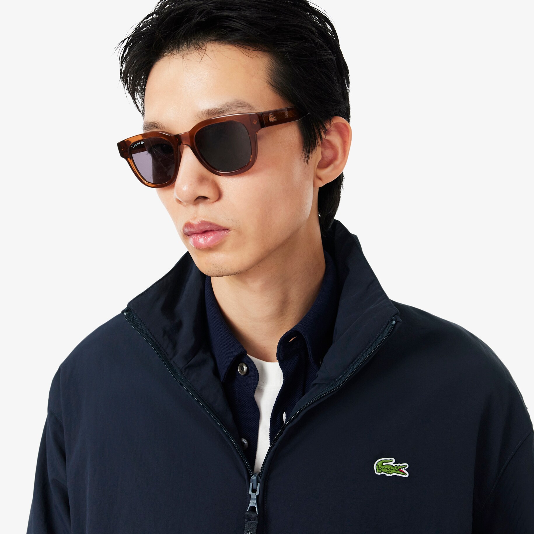 Technical Nylon Water-Repellent Windbreaker image number 1