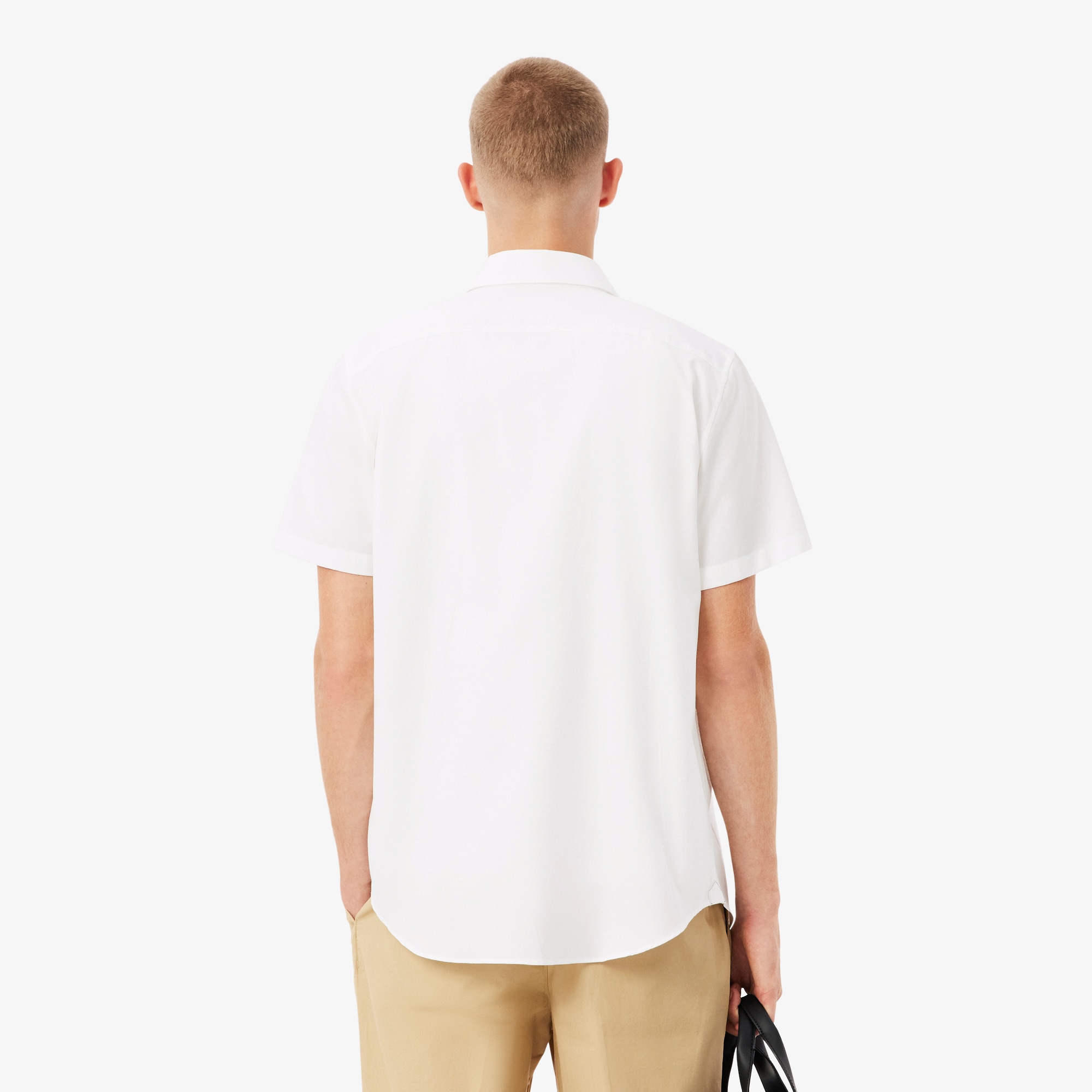 Men's Regular Fit Solid Cotton Shirt image number 2