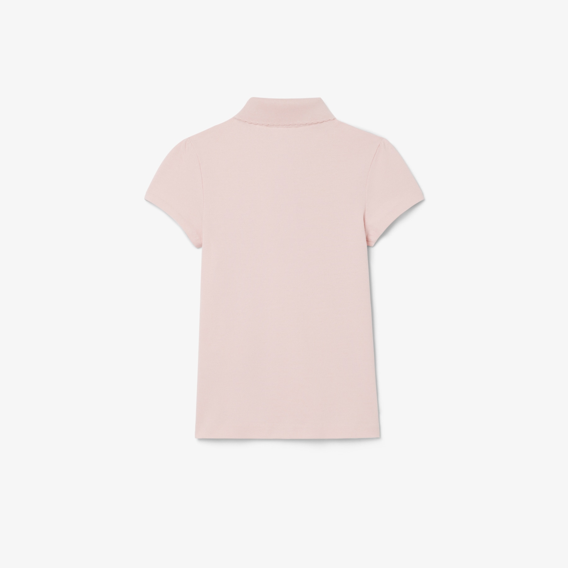Scalloped Collar Piqu&eacute; Polo Shirt image number 1