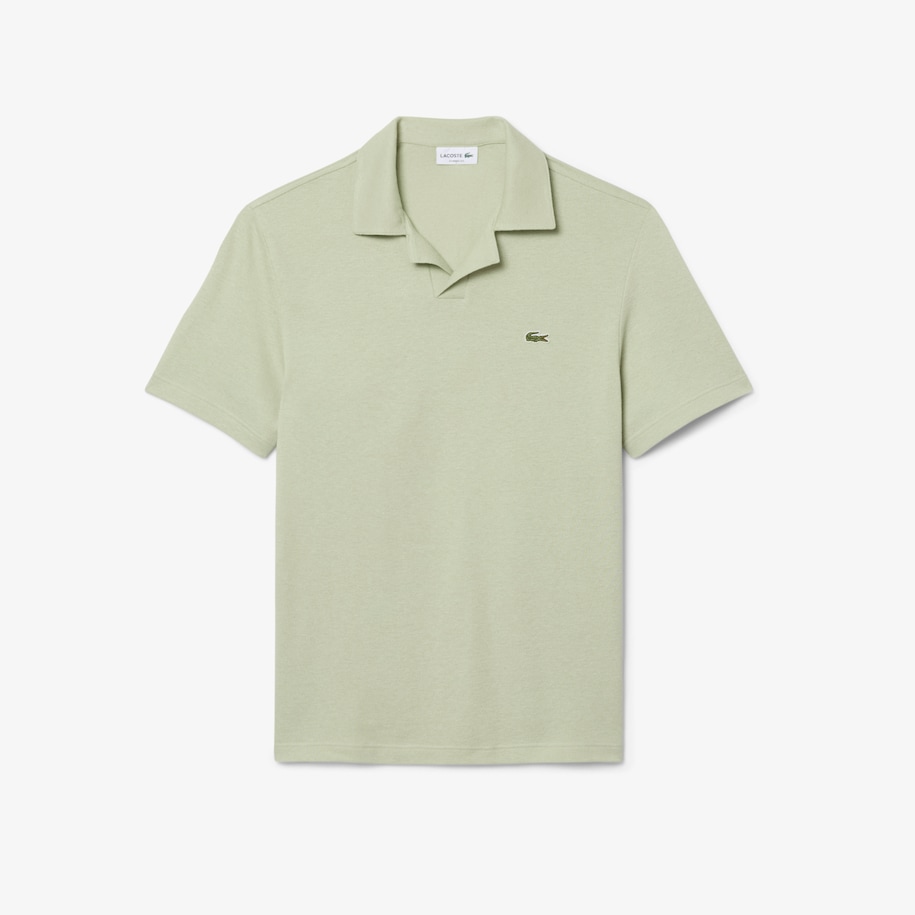 Classic Fit Cotton-Linen Polo Shirt image number 3