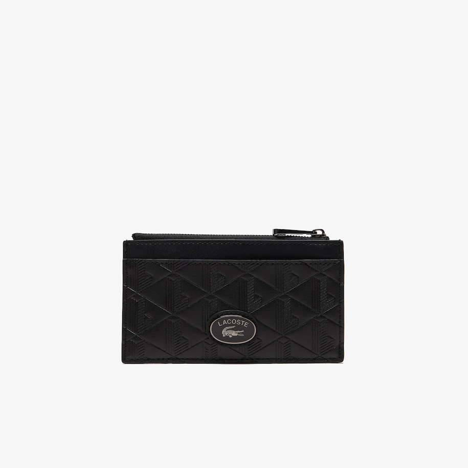 Nomogramme Zipped Leather Card Holder image number 0