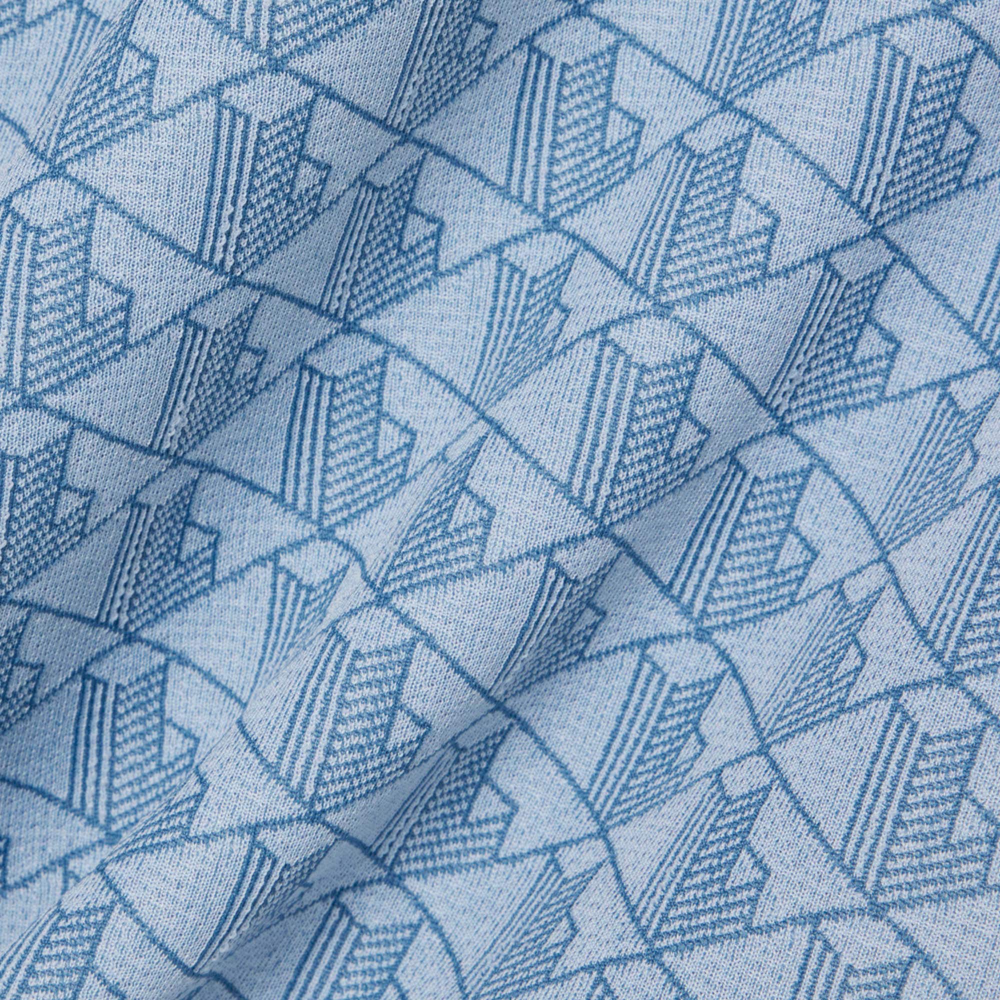 Classic Fit Monogram Jacquard Polo Shirt image number 6