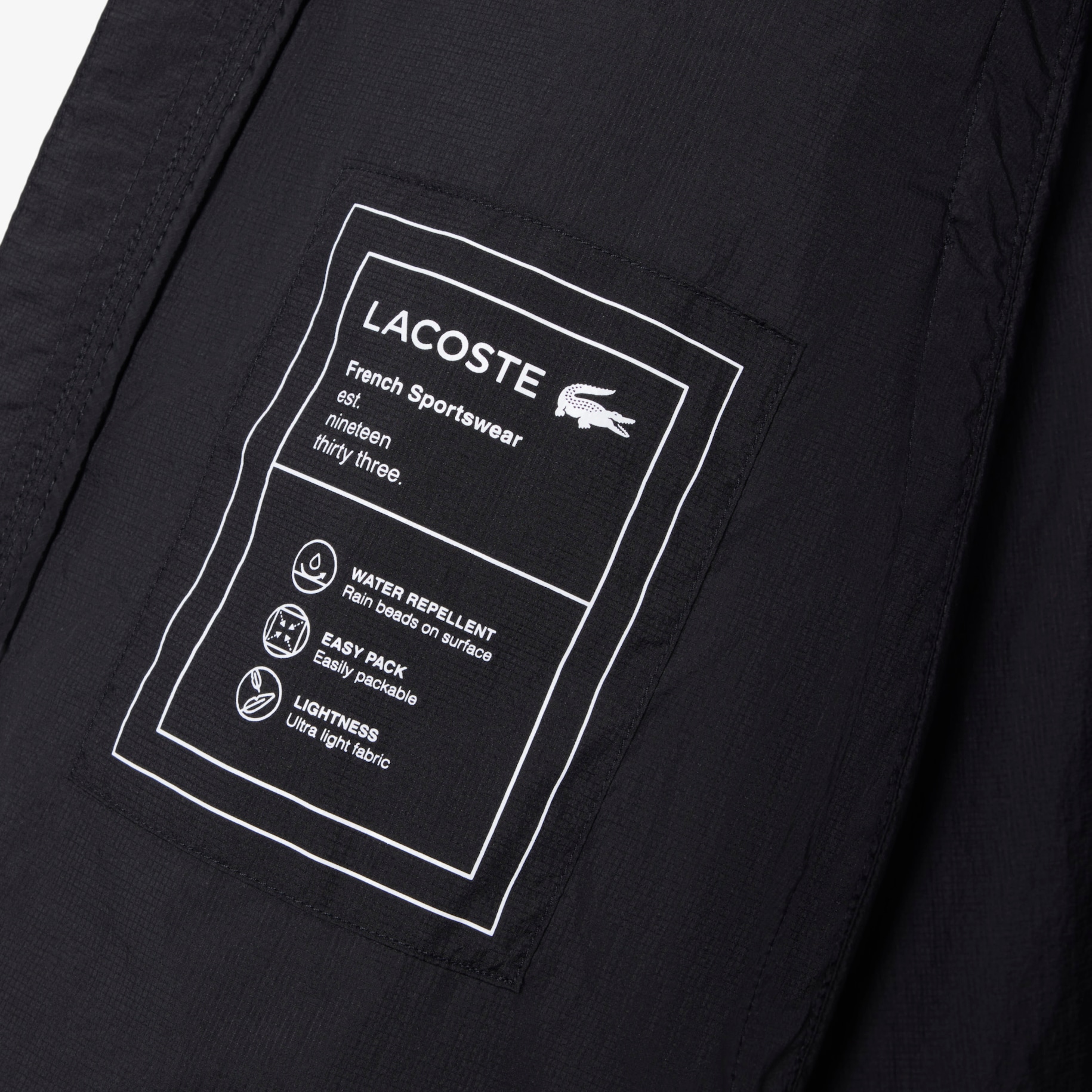 Water-Repellent Lightweight Packable Jacket image number 7