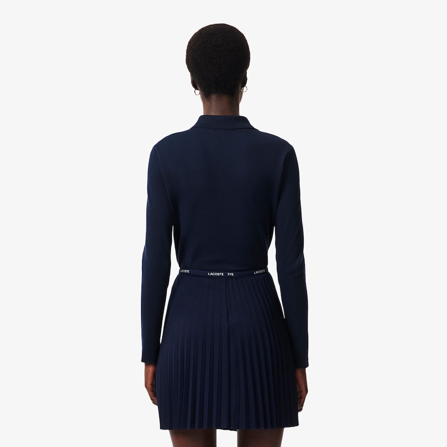 Women&rsquo;s Slim fit Stretch Piqu&eacute; Lacoste Polo Shirt image number 2