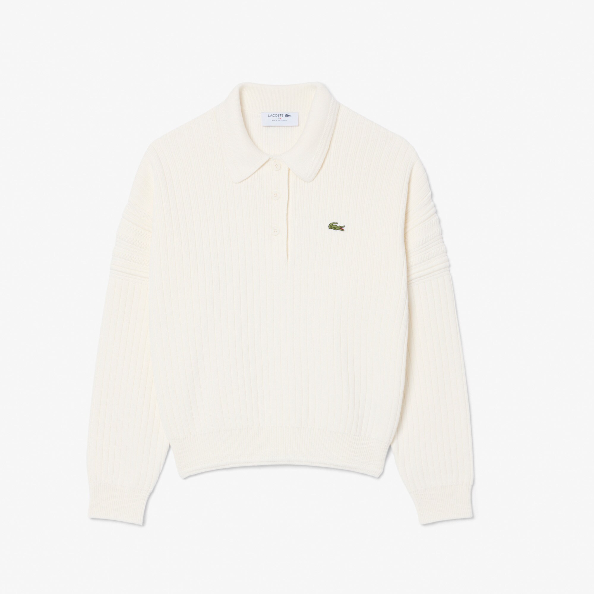 French Made Polo Collar Sweater image number 3