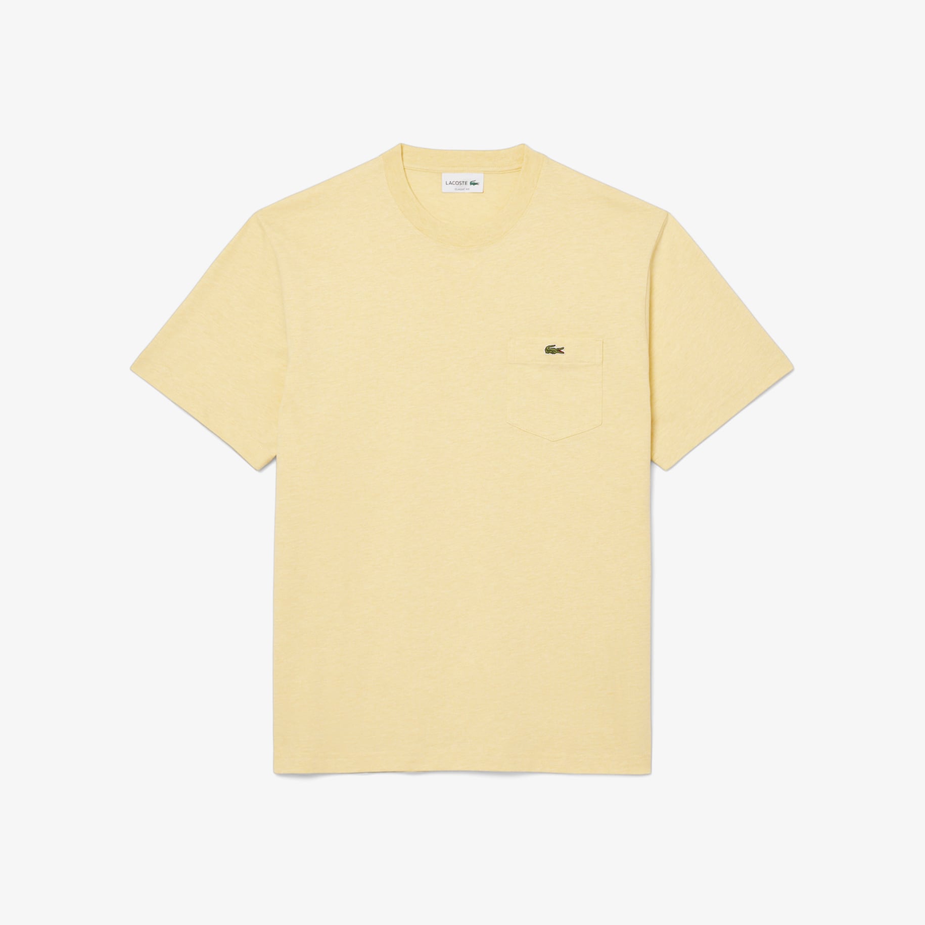 Cotton T-shirt with Breast Pocket image number 3