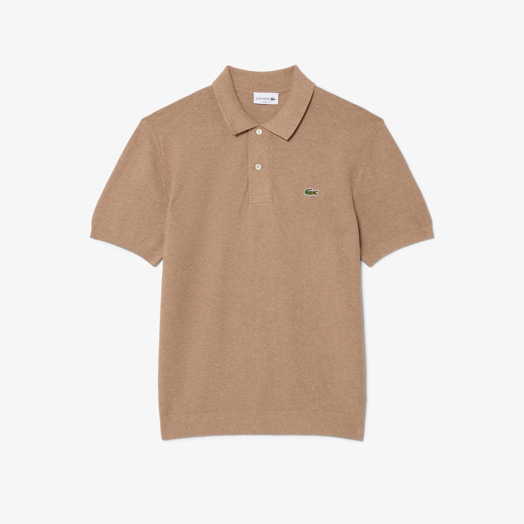 Classic Fit Knitted Polo Shirt image number 3